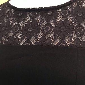 NWOT Darren Z navy blue / lace knit dress